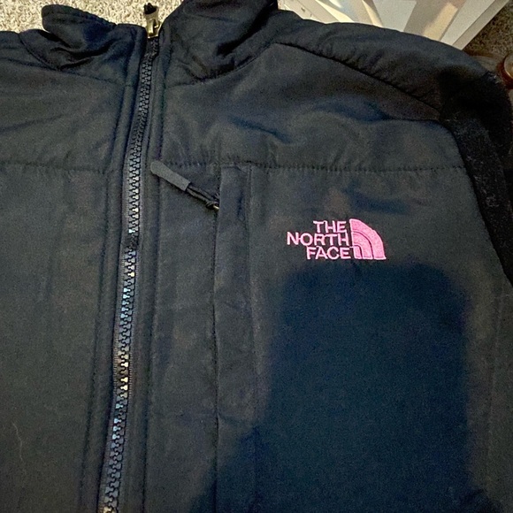 The North Face Black Jacket with Pink Accents - Picture 4 of 4